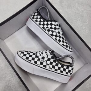 vans authentic plataforma cuadros