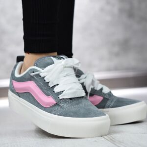 Vans Gray Swosh Pink